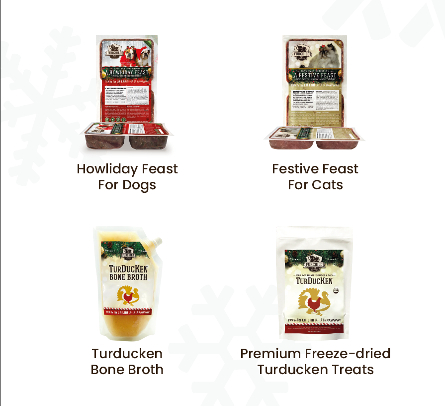 Christmas Meals for Cats and Dogs - Howliday and Festive Feasts and Turducken Treats